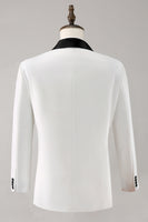 Load image into Gallery viewer, White Shawl Lapel 3 Piece One Button Men&#39;s Prom Suits