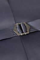 Load image into Gallery viewer, Grey 3 Pieces Peak Lapel Men&#39;s Suits