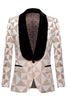 Load image into Gallery viewer, Shawl Lapel Formal 2 Piece Golden Yellow &amp; Black Tuxedo (Jacket + Pants) Suit Set