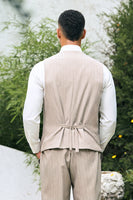 Load image into Gallery viewer, Ivory Peak Lapel 3 Pieces Single Breasted Men&#39;s Prom Suits