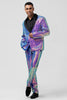 Load image into Gallery viewer, Sparkly Purple Shawl Lapel One Button 2 Pieces Men&#39;s Prom Suits