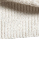 Load image into Gallery viewer, White Jacquard Round Neck Men&#39;s Knit Sweater