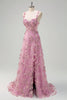 Load image into Gallery viewer, Off The Shoulder Taro Purple A Line Applique Long Prom Dress