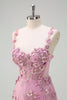 Load image into Gallery viewer, Off The Shoulder Taro Purple A Line Applique Long Prom Dress