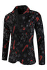 Load image into Gallery viewer, Zombie Man Cane Print Black Three Piece Men&#39;s Christmas Party Suit