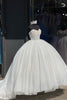 Load image into Gallery viewer, Corset Sparkly White Strapless Long Quinceanera Dress with Sequins