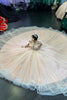 Load image into Gallery viewer, Off The Shoulder Sparkly Blush Tulle Beaded Ball Gown with Appliques
