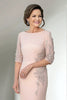 Load image into Gallery viewer, Champagne Mermaid Half Sleeves Long Mother of The Bride Dress