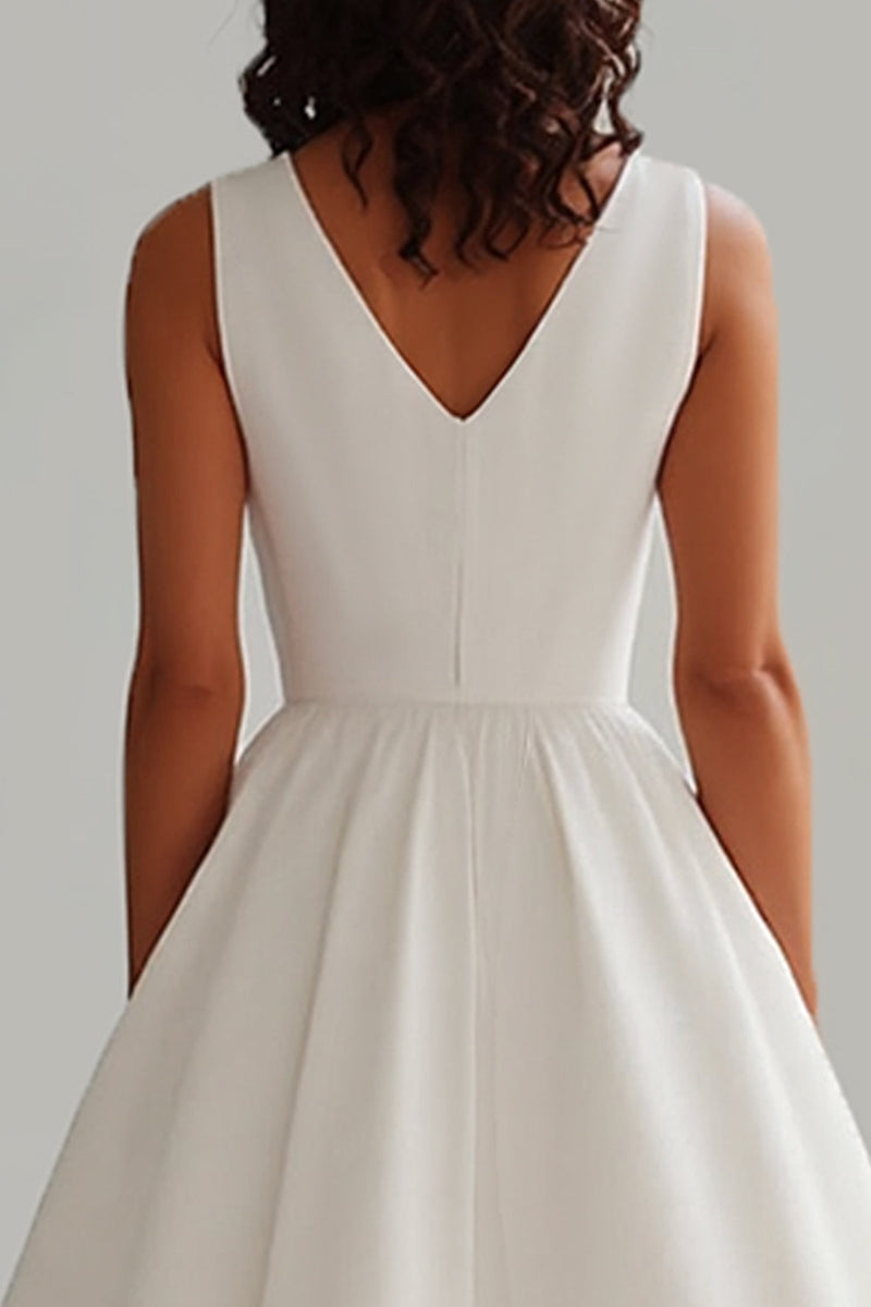 Load image into Gallery viewer, Matte Satin A Line Sleeveless Long Graduation Dress