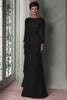 Load image into Gallery viewer, Blush Lace Sheath Mother Of The Bride Dress with Long Sleeves