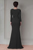 Load image into Gallery viewer, Blush Lace Sheath Mother Of The Bride Dress with Long Sleeves