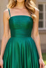 Load image into Gallery viewer, A Line Dark Green Spaghetti Straps Long Prom Dress