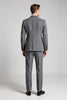 Load image into Gallery viewer, Classic Checked Grey Slim Fit 3 Piece Men&#39;s Suit