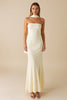 Load image into Gallery viewer, Daffodil Sheath Simple Strapless Formal Dress