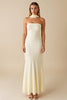 Load image into Gallery viewer, Daffodil Sheath Simple Strapless Formal Dress