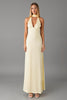 Load image into Gallery viewer, Daffodil V Neck Sheath Chiffon Formal Dress