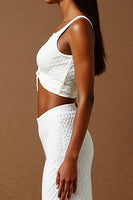 Load image into Gallery viewer, V Neck Ivory Chiffon Mermaid Evening Dress