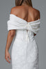 Load image into Gallery viewer, Ivory Mermaid Off The Shoulder Evening Dress With Lace