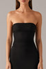 Load image into Gallery viewer, Elegant Strapless Mermaid Black Tie Dress