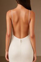 Load image into Gallery viewer, Mermaid Ivory Spaghetti Straps Evening Dress