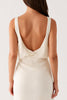 Load image into Gallery viewer, Sheath Long Ivory Evening Dress With Slit