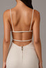 Load image into Gallery viewer, Apricot Spaghetti Straps Sheath Long Evening Dress