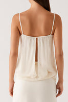 Load image into Gallery viewer, Ivory Sheath Spaghetti Straps Evening Dress