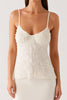 Load image into Gallery viewer, Ivory Sheath Spaghetti Straps Evening Dress