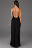 Load image into Gallery viewer, Sheath Spaghetti Straps Black Tie Dress