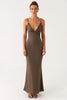 Load image into Gallery viewer, Sheath Grey Spaghetti Straps Formal Dress
