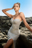Load image into Gallery viewer, Shimmering Strapless Black Mermaid Evening Dress with Sequins