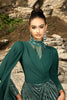 Load image into Gallery viewer, Sparkly Dark Green Mermaid Evening Dress with Cape Sleeves