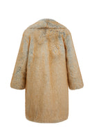 Load image into Gallery viewer, Brown Thicken Lapel Puffy Long Faux Fur Coat