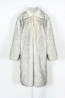 Load image into Gallery viewer, Brown Thicken Lapel Puffy Mid-Long Faux Fur Coat