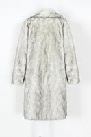 Load image into Gallery viewer, Brown Thicken Lapel Puffy Mid-Long Faux Fur Coat