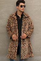 Load image into Gallery viewer, White Zebras Thicken Lapel Mid-Long Warm Faux Fur Coat