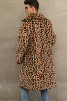 Load image into Gallery viewer, White Zebras Thicken Lapel Mid-Long Warm Faux Fur Coat