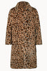 Load image into Gallery viewer, White Zebras Thicken Lapel Mid-Long Warm Faux Fur Coat