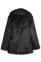 Load image into Gallery viewer, Camel Thicken Lapel Short Faux Fur Coat