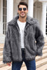 Load image into Gallery viewer, Camel Thicken Lapel Short Faux Fur Coat
