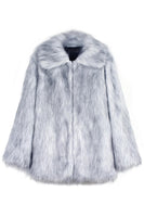 Load image into Gallery viewer, Camel Thicken Lapel Short Faux Fur Coat