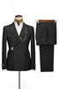 Load image into Gallery viewer, Navy Notched Lapel 2 Pieces Slim Fit Men&#39;s Formal Suits