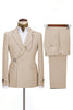 Load image into Gallery viewer, Navy Notched Lapel 2 Pieces Slim Fit Men&#39;s Formal Suits