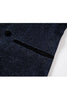 Load image into Gallery viewer, Sparkly Navy Sequin Shawl Lapel 2 Pieces Slim Fit Men&#39;s Prom Suits
