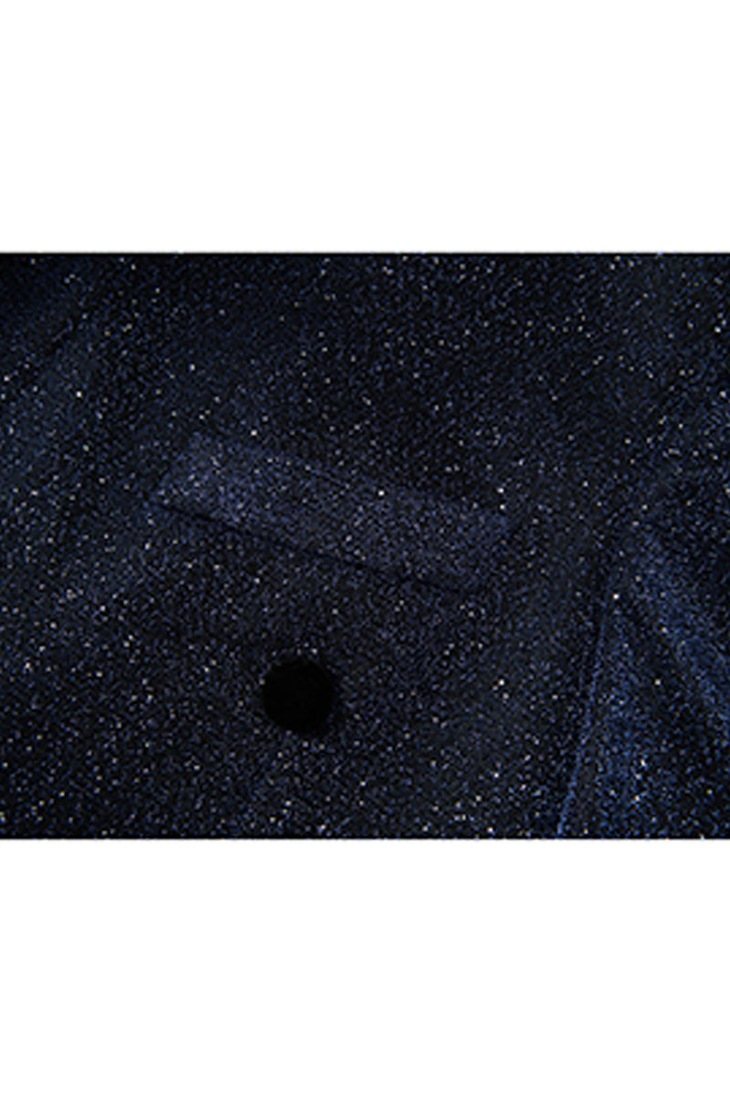 Load image into Gallery viewer, Sparkly Navy Sequin Shawl Lapel 2 Pieces Slim Fit Men&#39;s Prom Suits