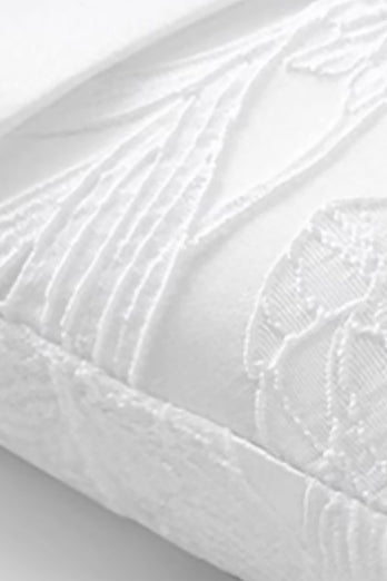 White Jacquard Shawl Lapel Single Breasted 3 Pieces Prom Suits