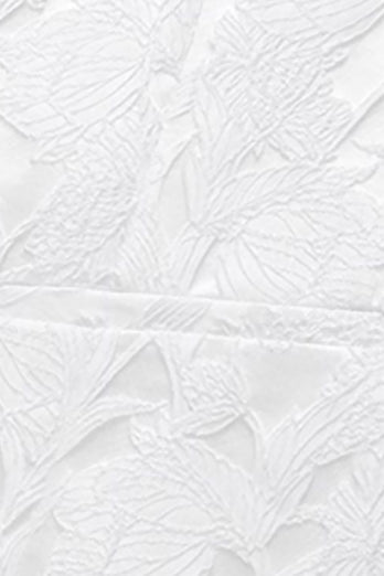 White Jacquard Shawl Lapel Single Breasted 3 Pieces Prom Suits