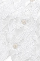 Load image into Gallery viewer, White Jacquard Shawl Lapel Single Breasted 3 Pieces Prom Suits