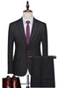 Load image into Gallery viewer, Coffe Notched Lapel 2 Pieces Beaded Men&#39;s Formal Suits