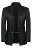 Load image into Gallery viewer, Stand Collar Jacquard Black 3 Pieces Prom Suits